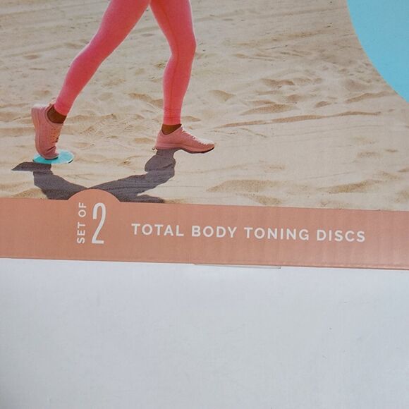 Tone It Up Slide N Sculpt Total Body Toning Discs Set of 2 New In Box - Picture 2 of 8